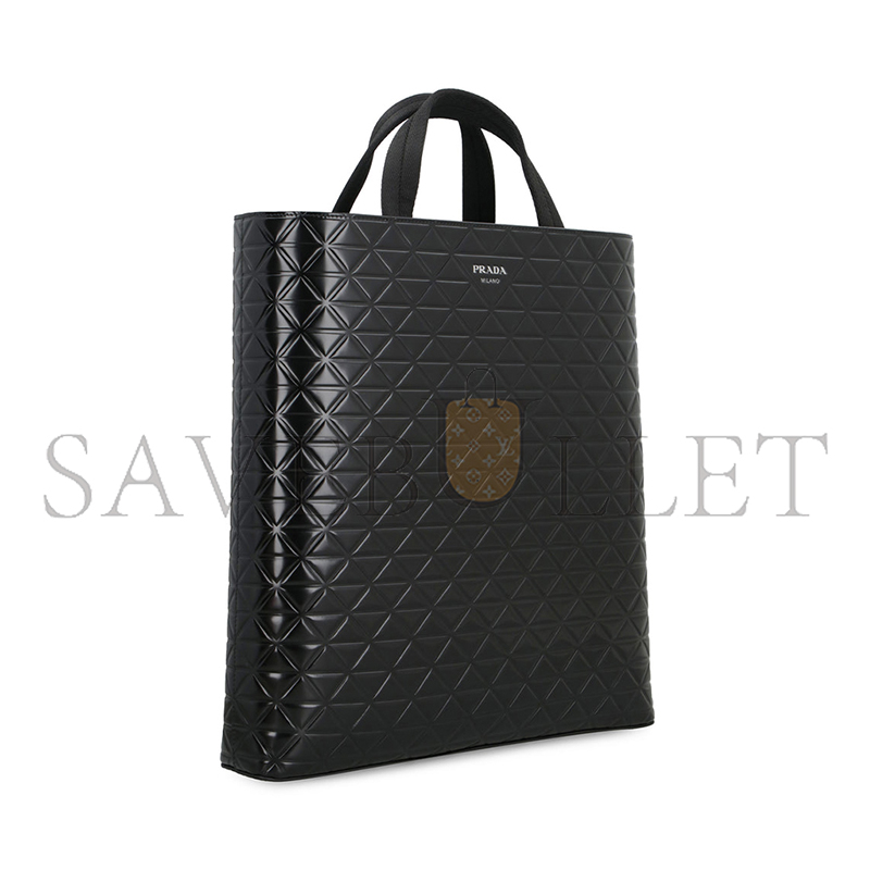 Pra*a shopping bag in pelle 2vg113 (38*36*6cm)