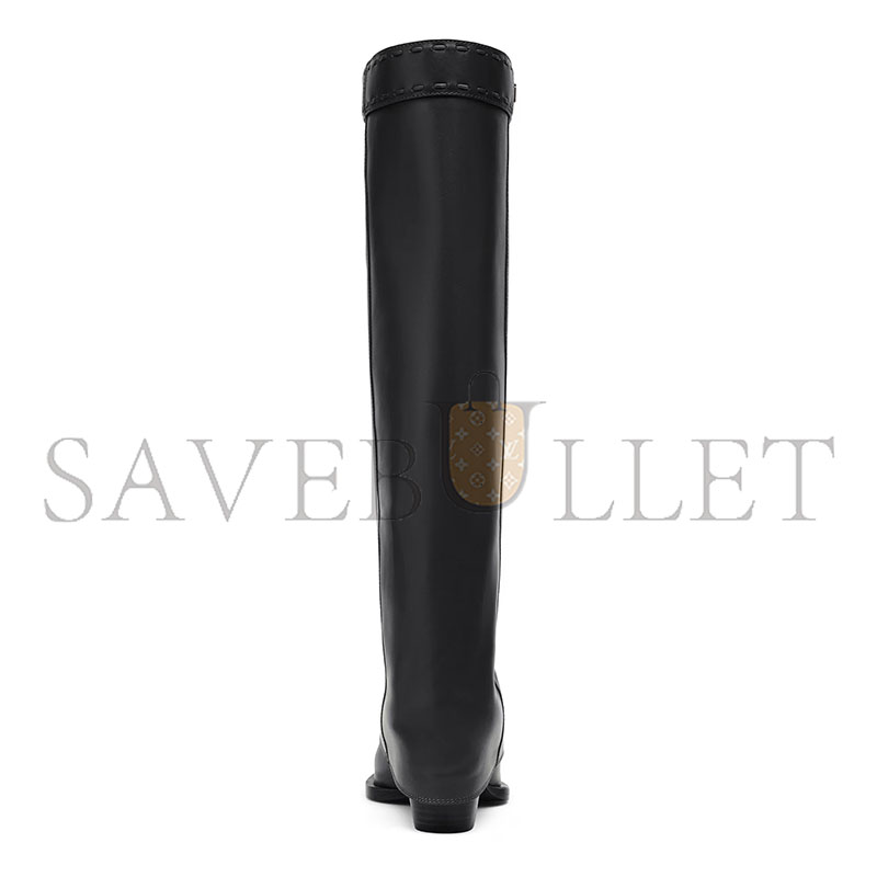 F**di minerva black leather high-heeled boots minerva black leather high-heeled boots 8w8566na7f0qa1