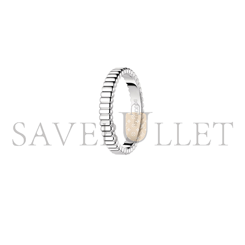 B0vcher0n grosgrain white gold wedding band jal01170