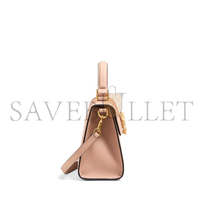 Va1e*ntin0 garavani vsling small handbag in grainy calfskin with jewel logo 7w2b0f53xpw_dyf (22*17*9cm)
