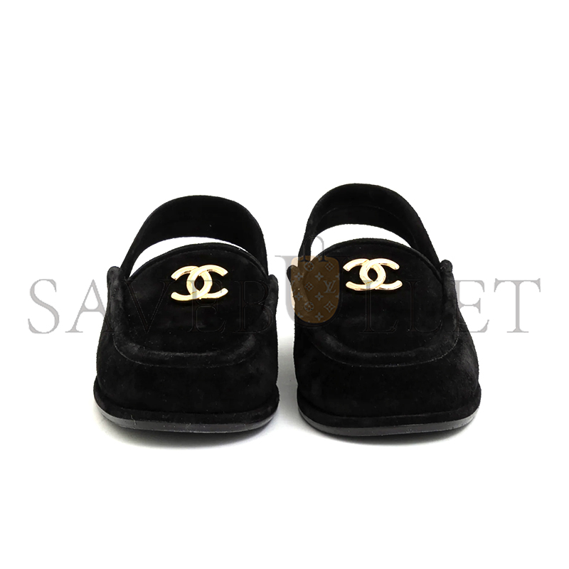 Ch**el suede plush mules g46601