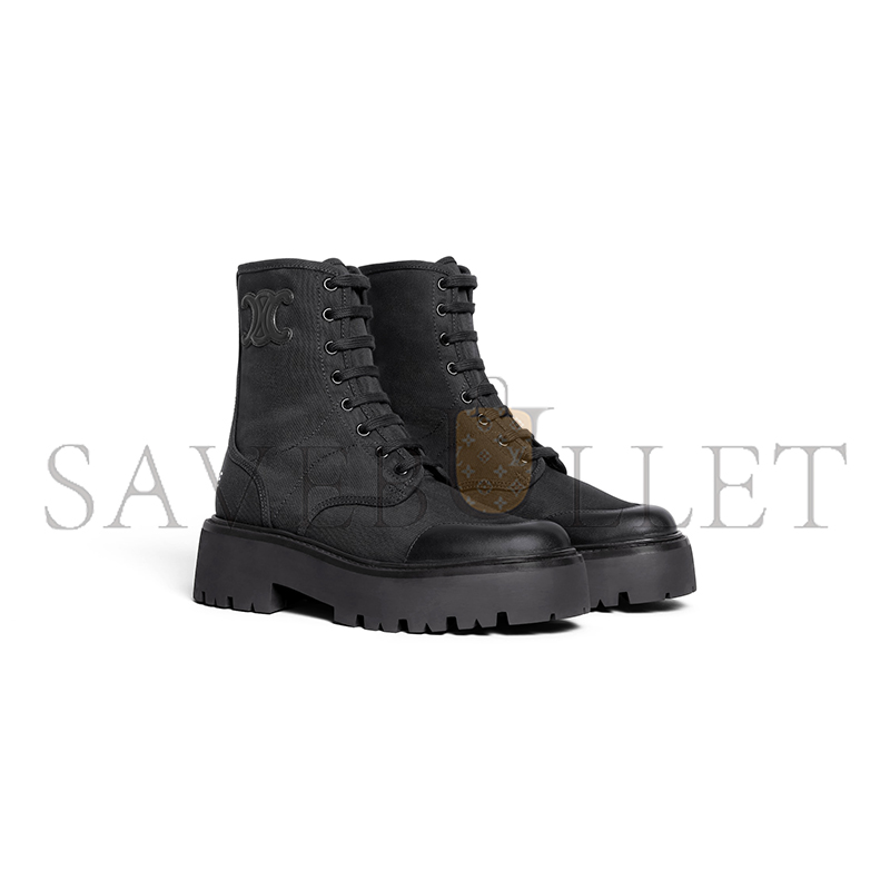 Ce1i*e bulky lace-up leather boots 345597004c.38no