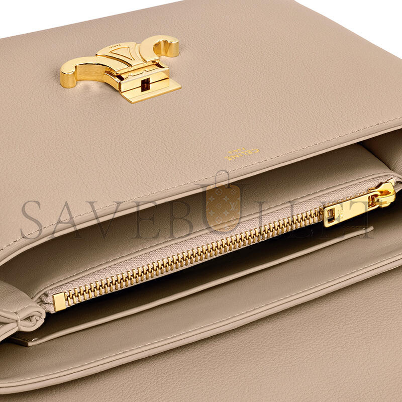 Ce1i*e nino soft grained cowhide medium handbag 117523fxk.03sa (25*17.5*10cm)