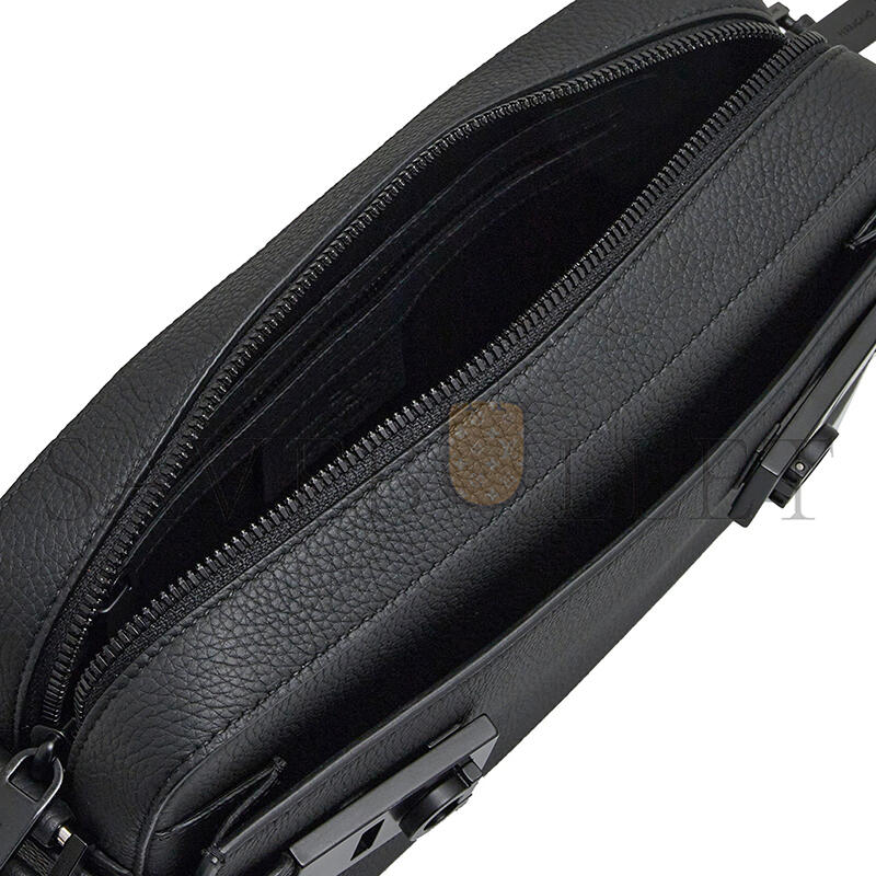 FERRAGAMO EAST-WEST CROSSBODY BAG WITH GANCINI BUCKLES 241304 (24*16*6cm)