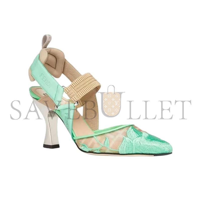 F**di colibri high-heeled slingbacks 8j8143an7hf1knx
