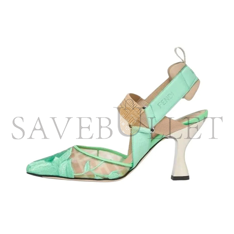 F**di colibri high-heeled slingbacks 8j8143an7hf1knx