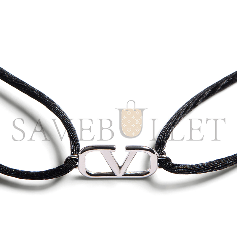 Va1e*ntin0 vlogo signature cotton bracelet yj0m96dtk0no