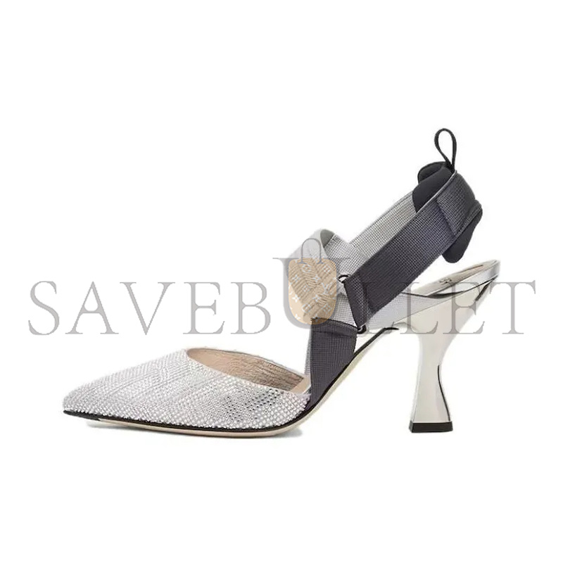 F**di colibri high-heeled slingbacks 8j8476aq62f1myb