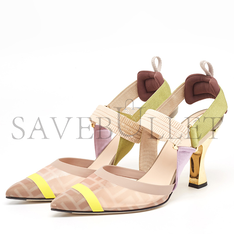 F**di colibri high-heeled slingbacks 8j8143an7hf2knv