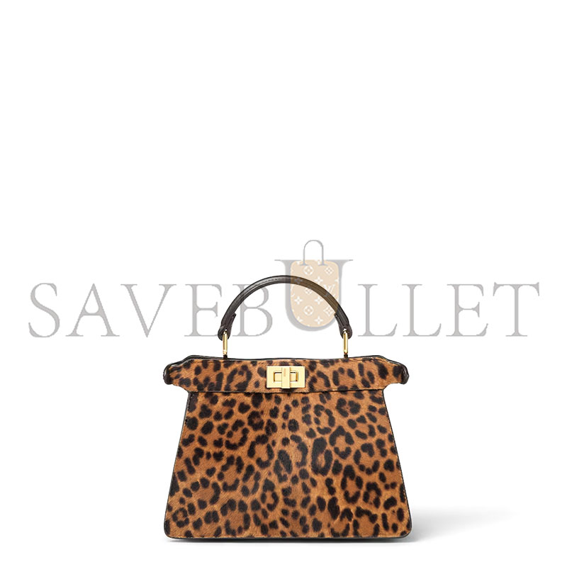 F**di peekaboo iseeu petite printed cavallino calfskin bag 8bn335ayd4f0a6e (20*15.5*11cm)