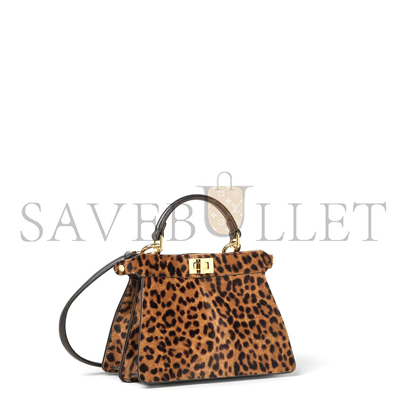 F**di peekaboo iseeu petite printed cavallino calfskin bag 8bn335ayd4f0a6e (20*15.5*11cm)