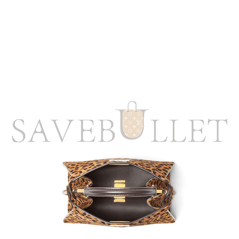 F**di peekaboo iseeu petite printed cavallino calfskin bag 8bn335ayd4f0a6e (20*15.5*11cm)