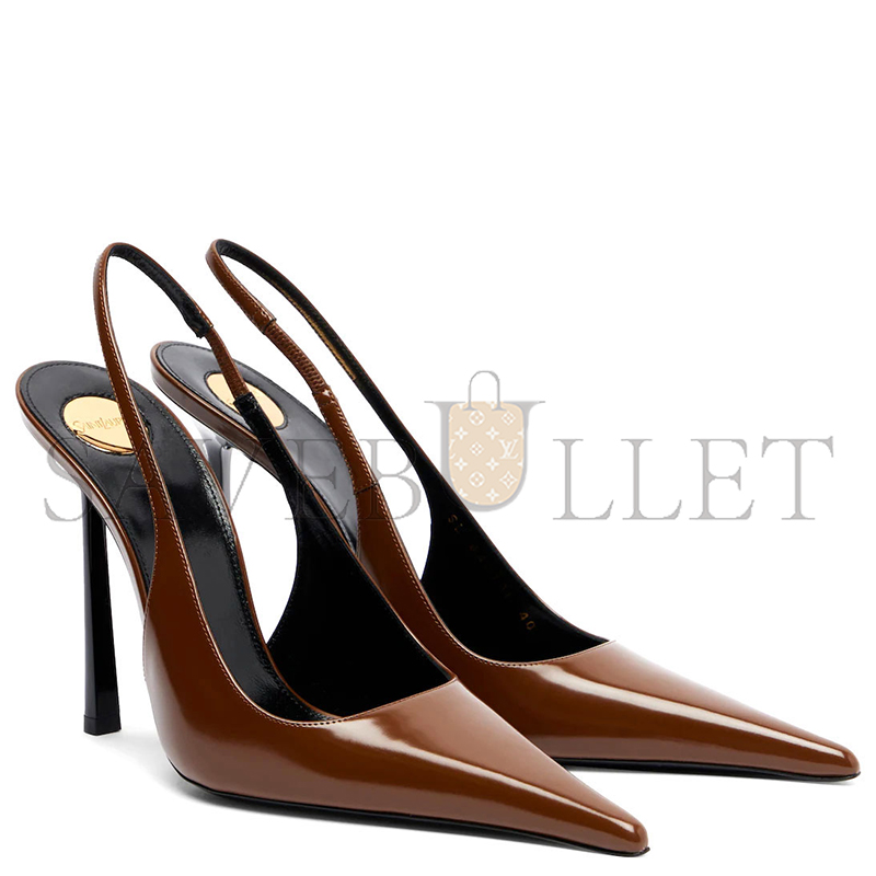Y51 vendome 110 leather slingback pumps 850072