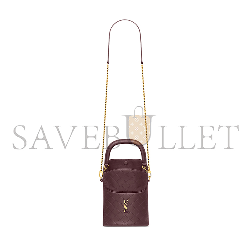Y51 gaby bucket bag in lambskin 7639611el076195 (18*15*13cm)