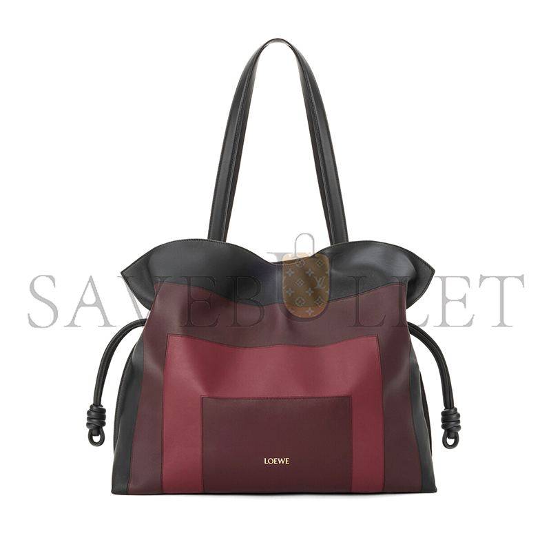 L0ew* x albers xl flamenco clutch in nappa calfskin a411x12x40 (44.7*34.5*21.5cm)