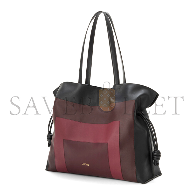 L0ew* x albers xl flamenco clutch in nappa calfskin a411x12x40 (44.7*34.5*21.5cm)