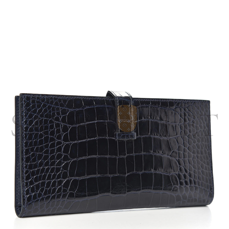 H**me5 matser shiny alligator bearn wallet (17.5*9cm)