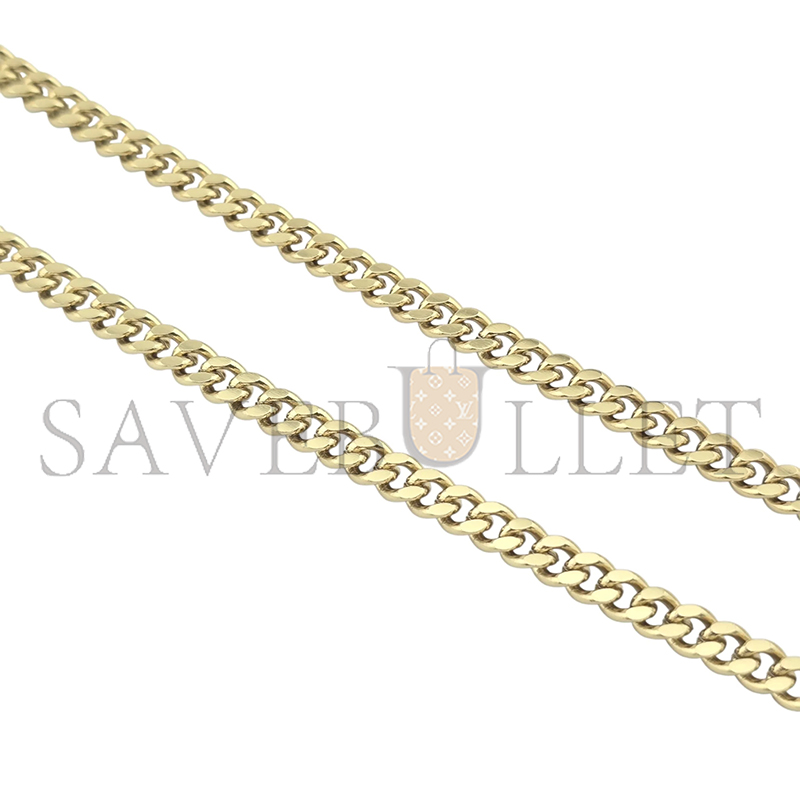 Ch**el cc black enamel heart necklace