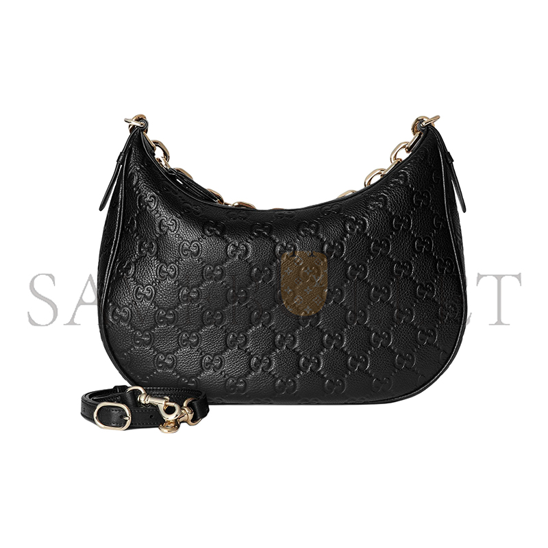 Gvc*1 gg emblem medium shoulder bag 820453aaeem1000 (32*24*7cm)