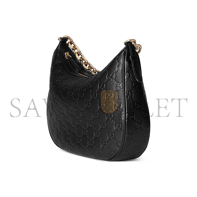 Gvc*1 gg emblem medium shoulder bag 820453aaeem1000 (32*24*7cm)
