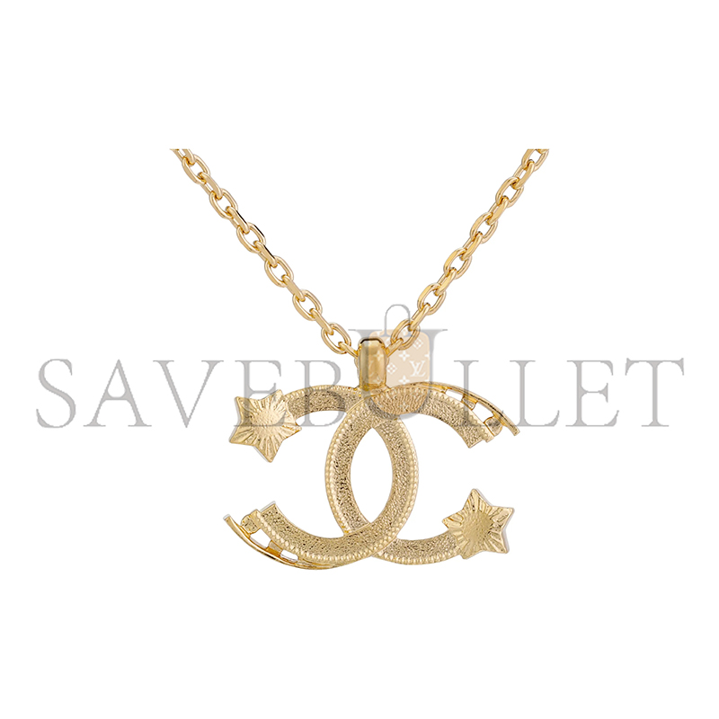 Ch**el double c star necklace abc473