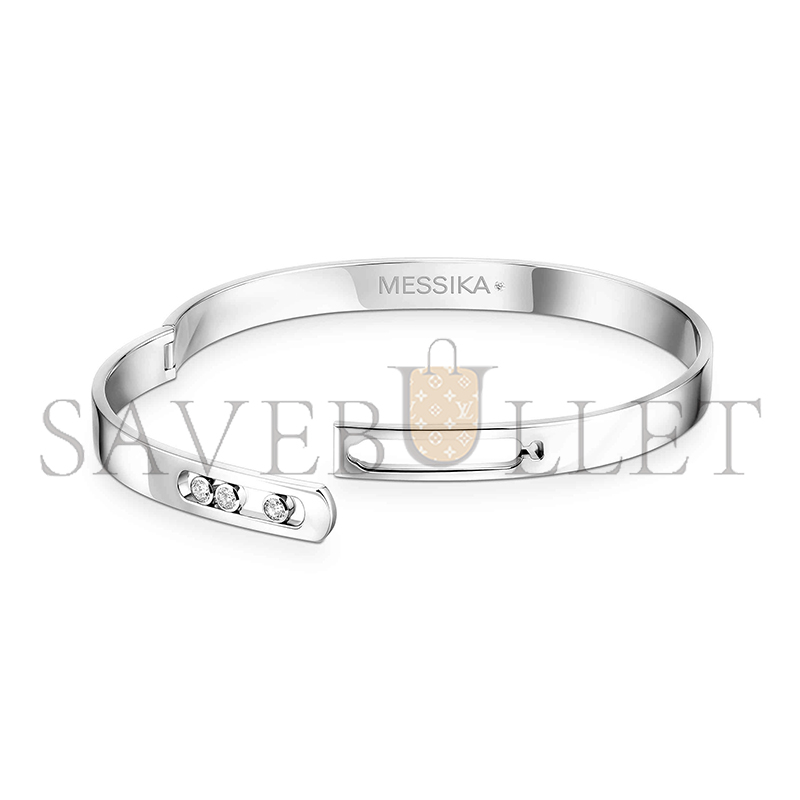 Mes1kaa move noa bangle white gold d1am0nd bracelet 06368