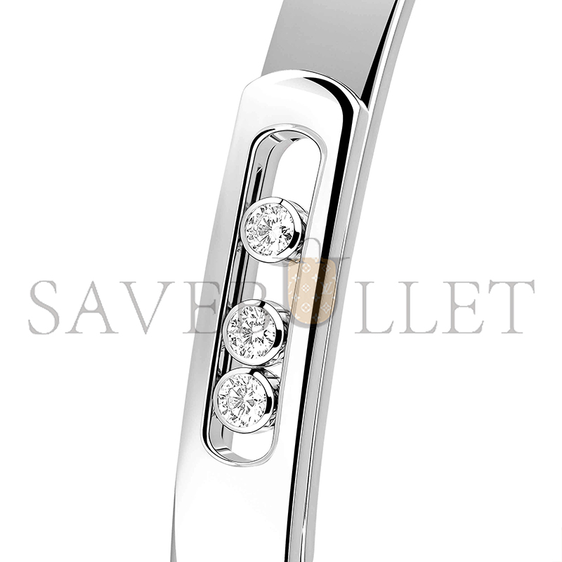 Mes1kaa move noa bangle white gold d1am0nd bracelet 06368