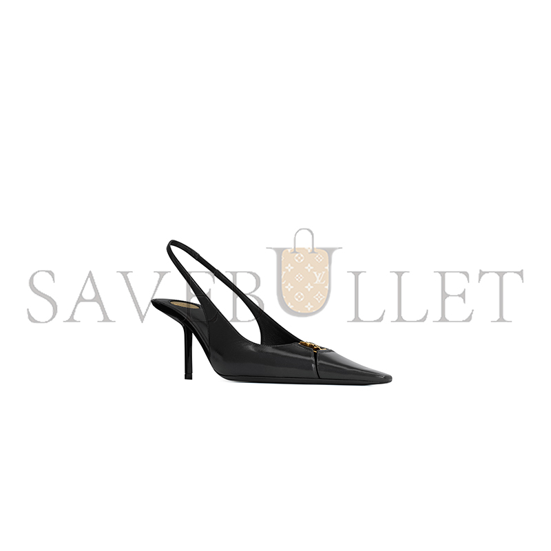 Y51 babylone breteuil slingback pumps in smooth leather 858966aaehi1000