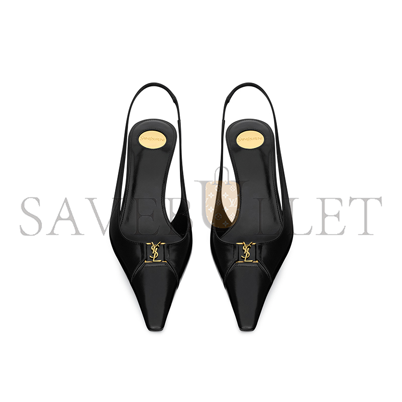 Y51 babylone breteuil slingback pumps in smooth leather 858966aaehi1000