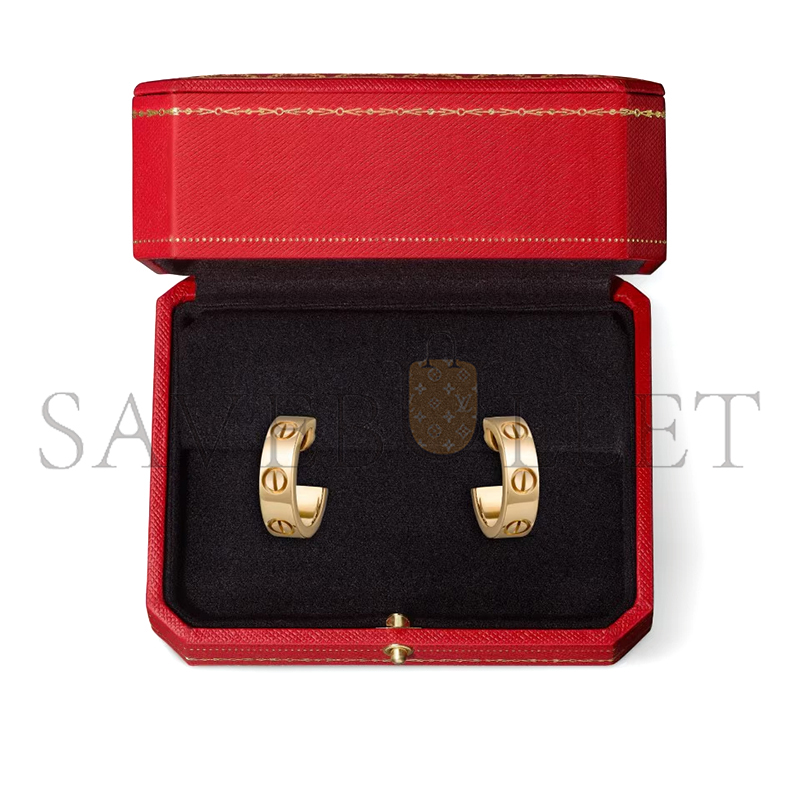 Ca*t1er love hoop earrings, classic model b8022500