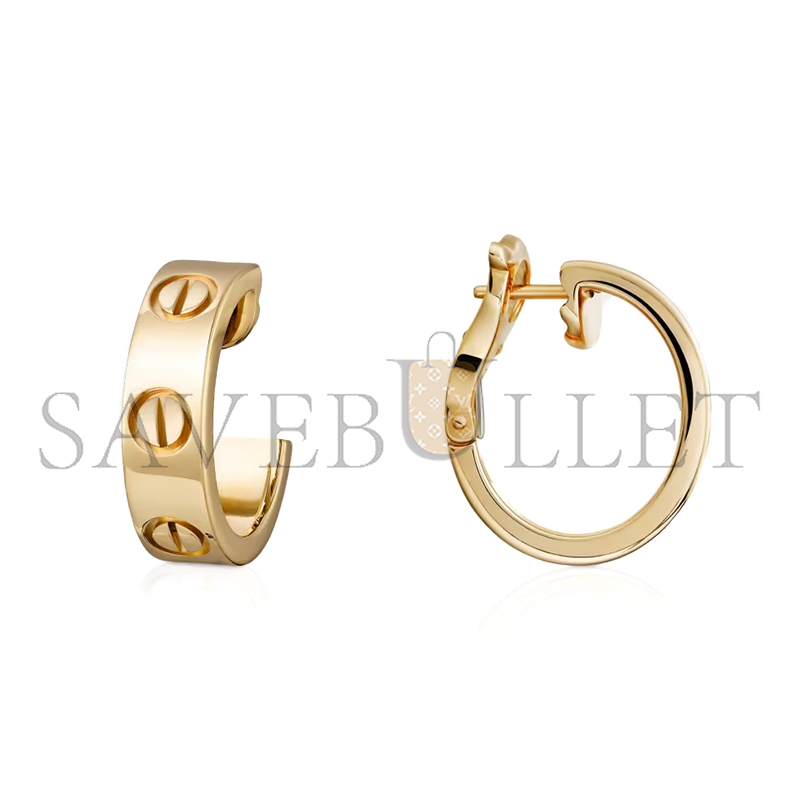 Ca*t1er love hoop earrings, classic model b8022500