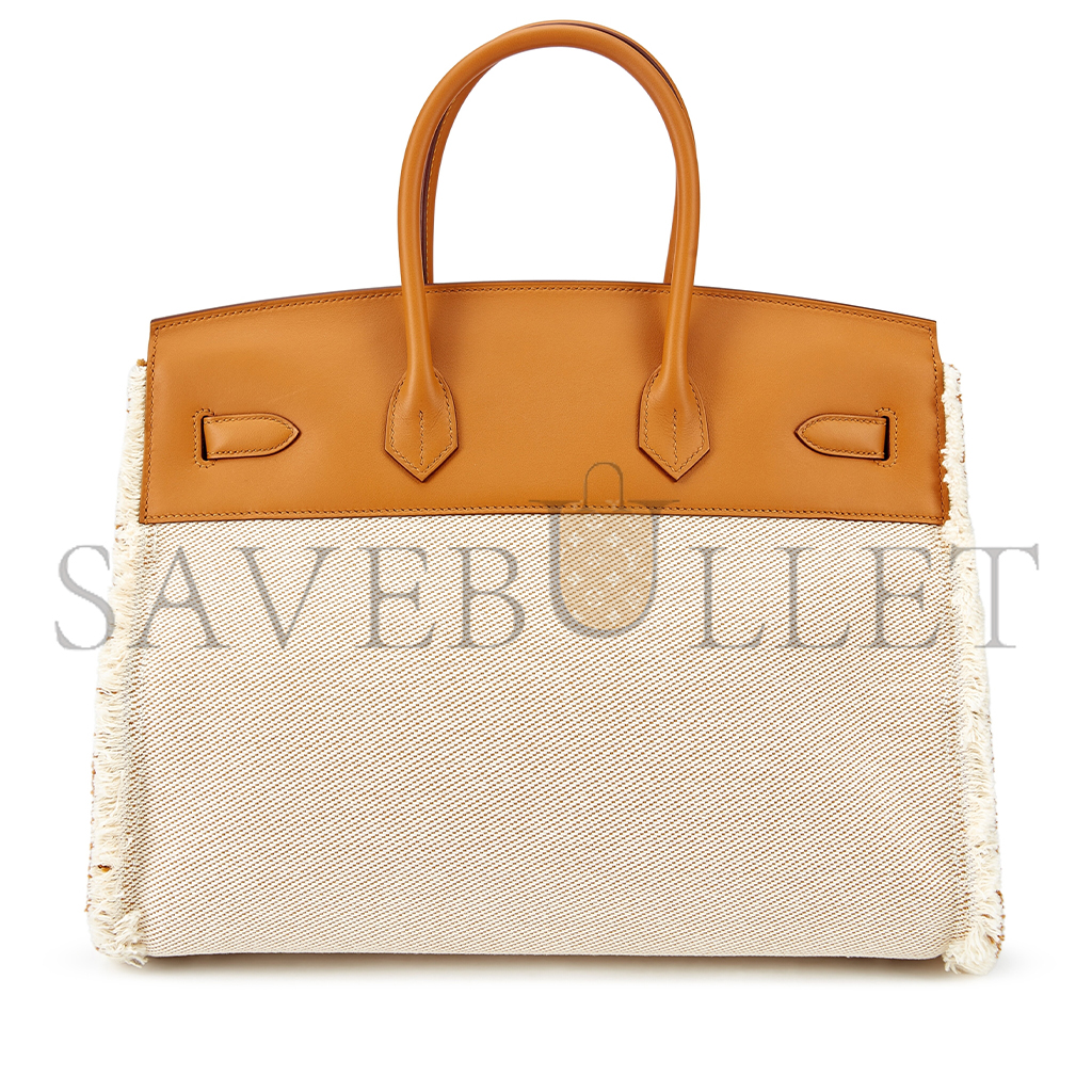 H**mes master birkin 35 fray sesame bag 1008607325 (35*25*18cm)