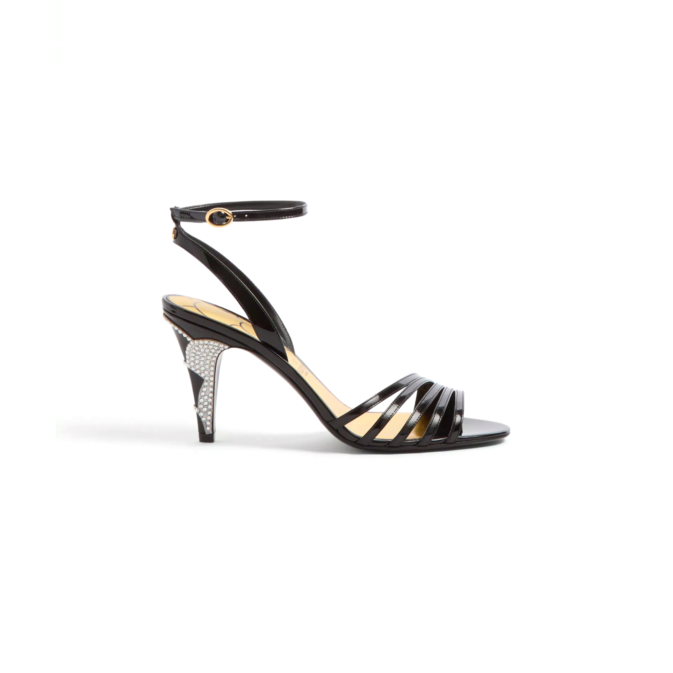 Va1e*ntin0 ladycrush patent leather sandal with crystals 85mm 6w2s0ld3swk_r2d