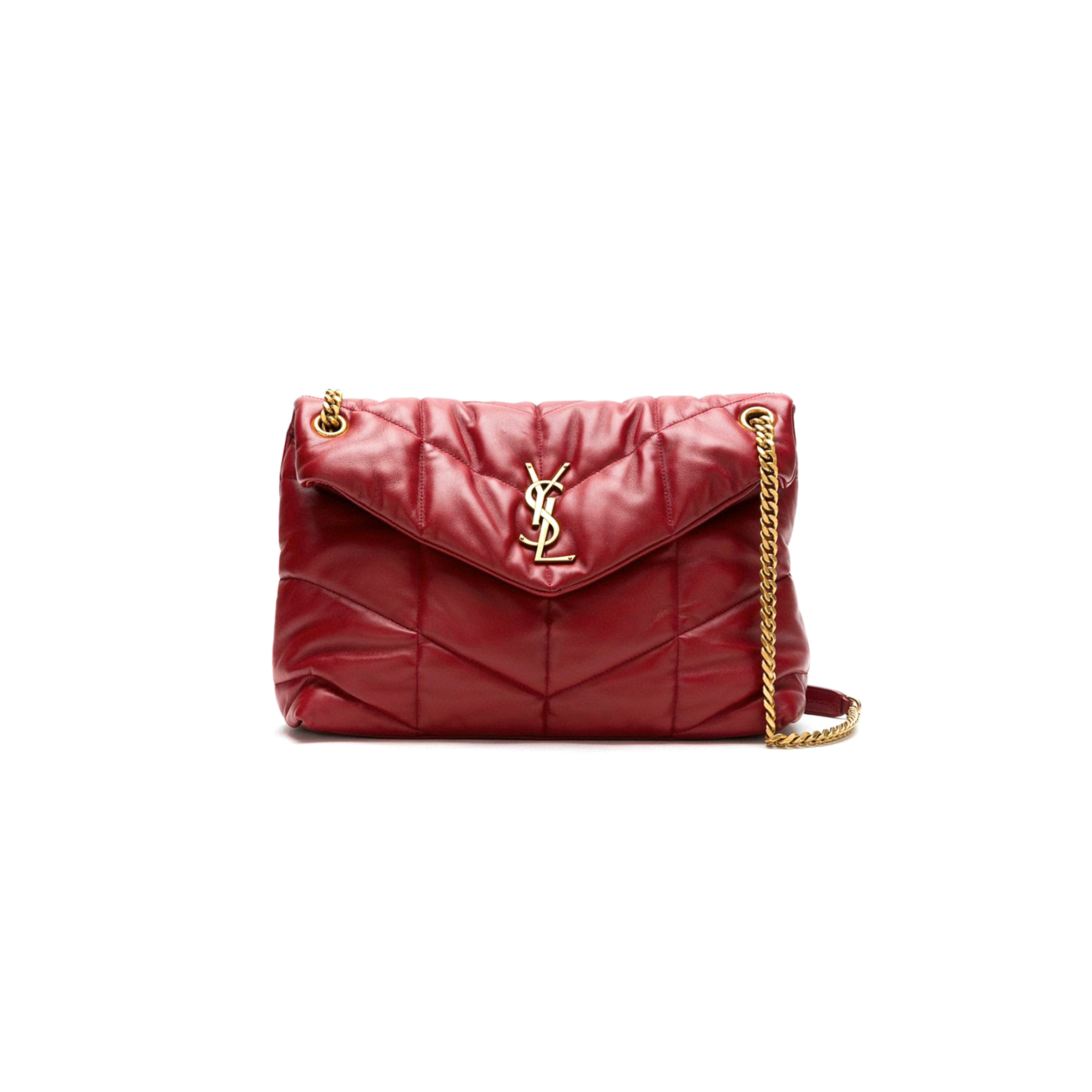 Y*L puffer medium chain bag in quilted lambskin 5774751el076008 (35*23*13.5cm)