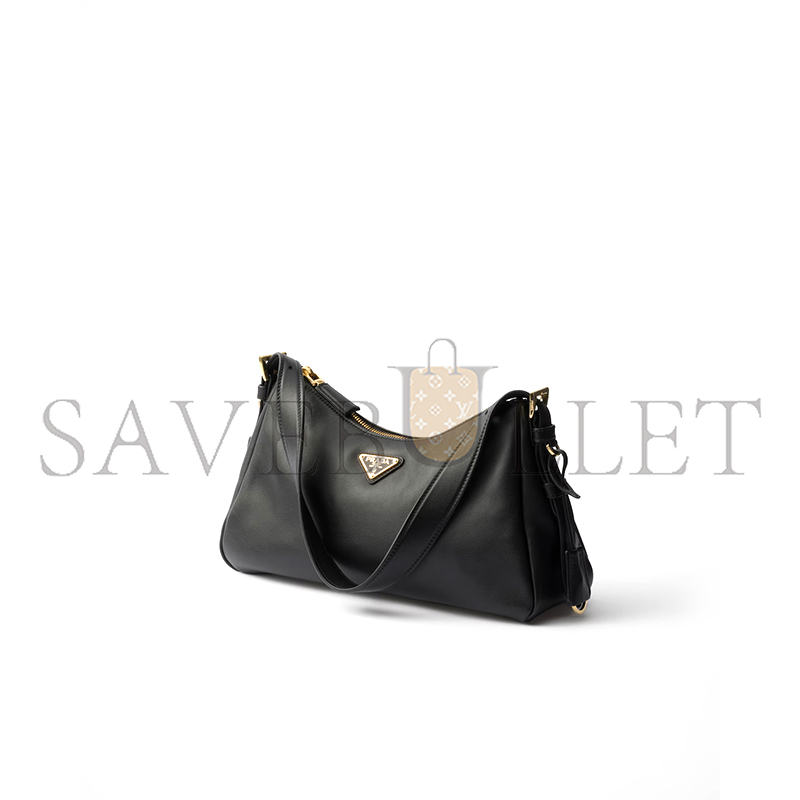 Pra*a aimÉe medium leather shoulder bag 1bc229 (31*18*10cm)