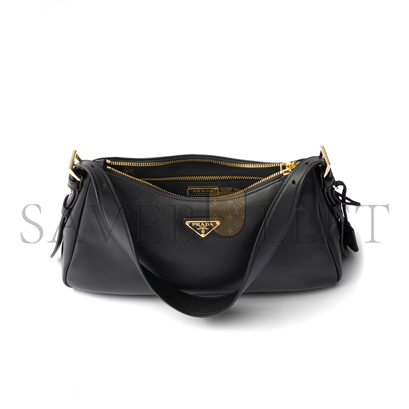 Pra*a aimÉe medium leather shoulder bag 1bc229 (31*18*10cm)