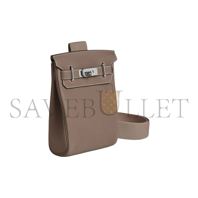 H**me5 master hac a dos pm backpack togo leather silver hardware h083589ck18 (28*18*8cm)
