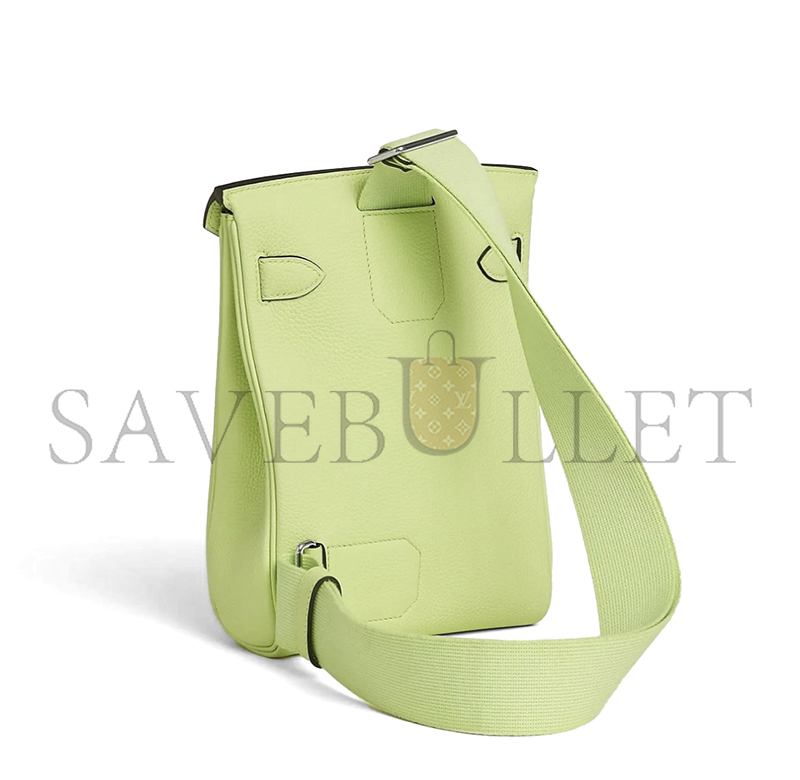 H**me5 hac a dos pm backpack togo leather silver hardware h083589cky6 (28*18*8cm)
