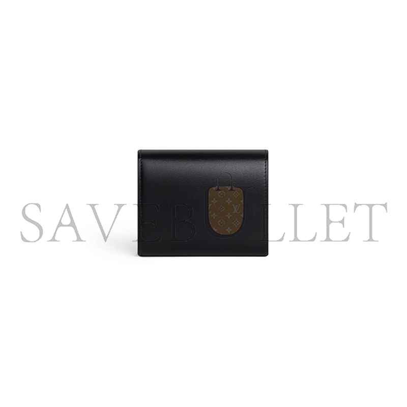 Ce1i*e small flap wallet triomphe in shiny calfskin 10d783dpv.38no (10.5*8.5*4cm)