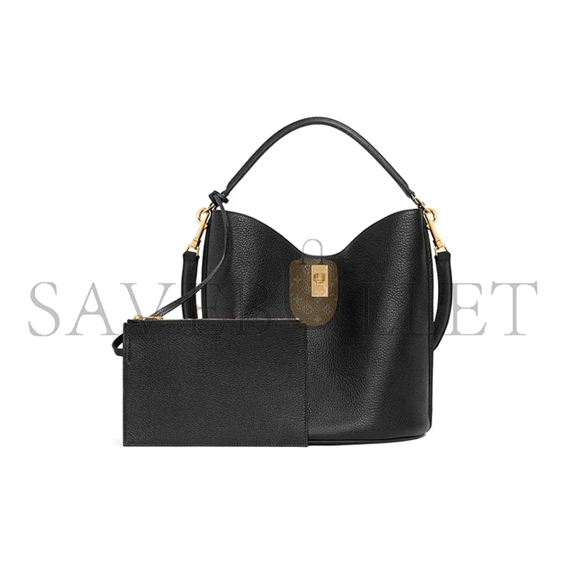 Ce**e bucket 16 in calfskin 195573cr8.38no (25*23*23cm)