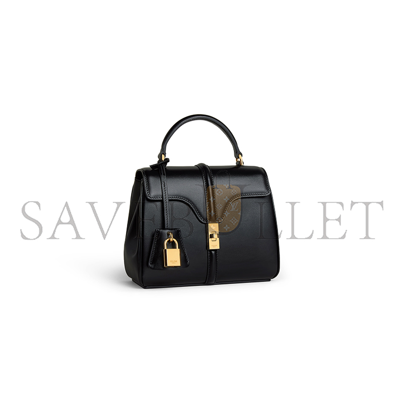 Ce**e mini 16 in satinated calfskin 197983bey.38no (17.5*14*7cm)