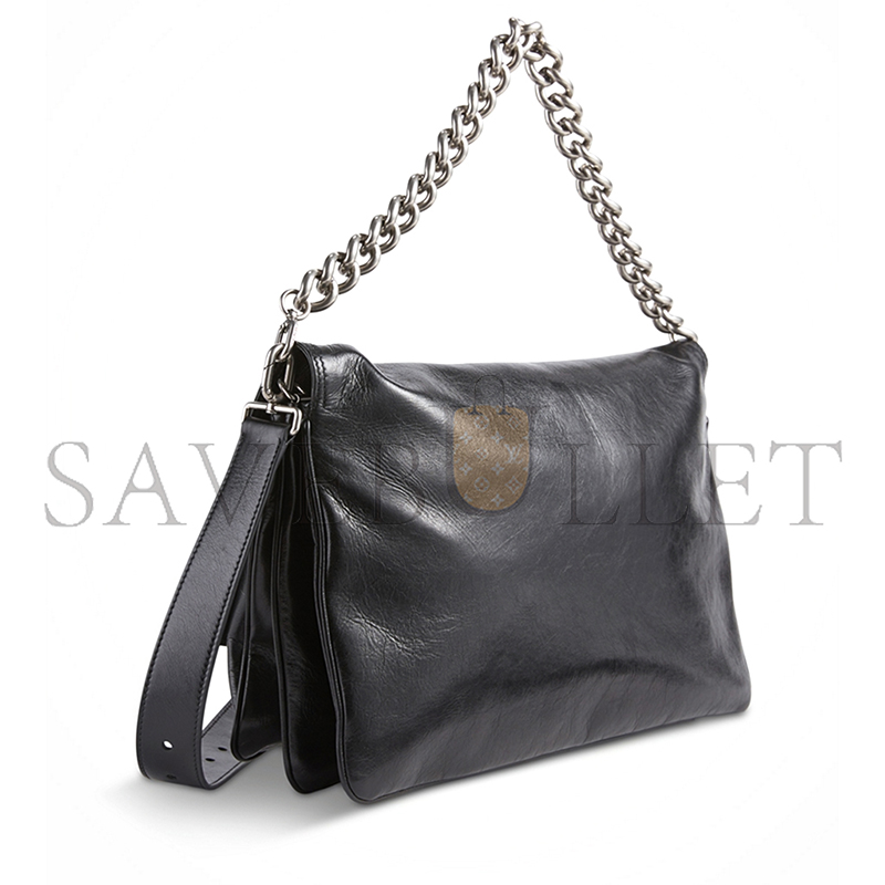 Ba1en*iaga large bb soft in black 7484882aaz41000 (36*23.8*3cm)