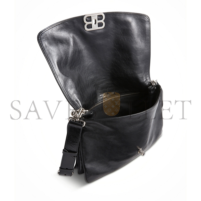 Ba1en*iaga large bb soft in black 7484882aaz41000 (36*23.8*3cm)