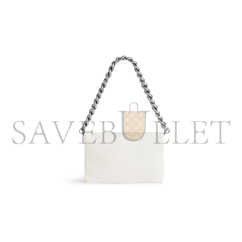 Ba1en*iaga small bb soft in white 7485982aaiy9001 (24*14cm)