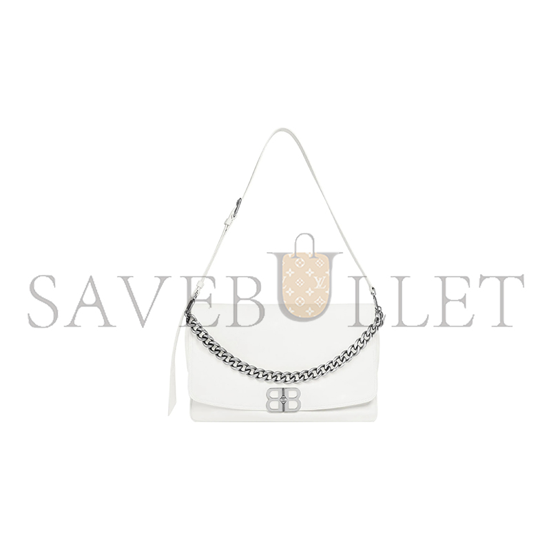 Ba1en*iaga large bb soft in white 7484882aaiy9001 (36*23.8*3cm)