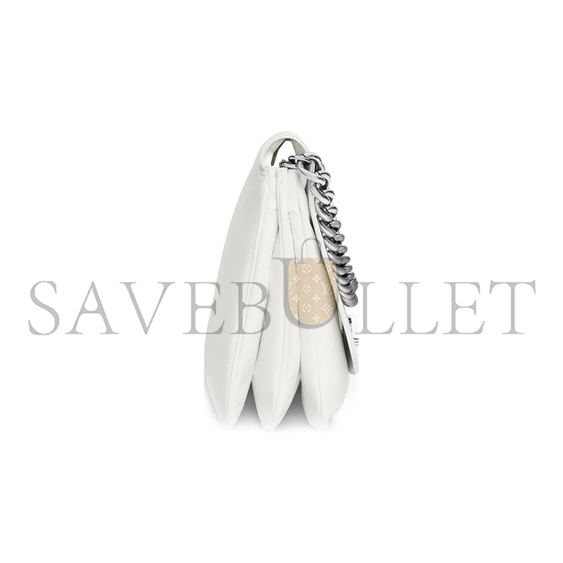Ba1en*iaga large bb soft in white 7484882aaiy9001 (36*23.8*3cm)