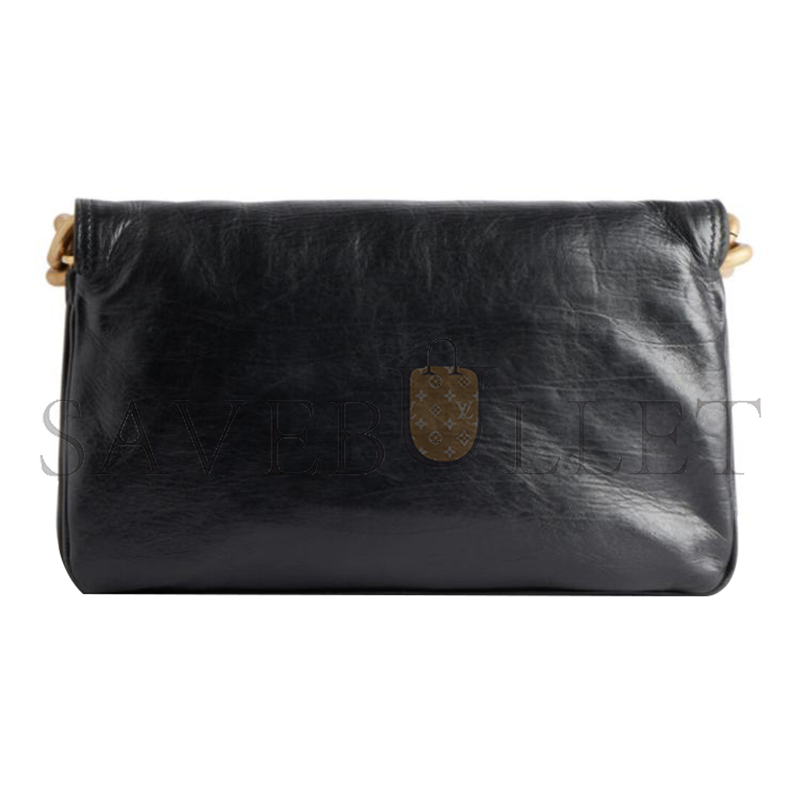 Ba1en*iaga small bb soft in black 7485982aaiz1000 (24*14cm)