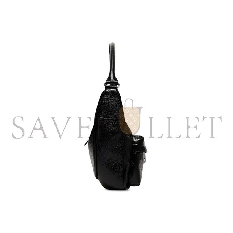 Ba*len*cia*ga raver handbag medium in black 7411272aacq1000 (29*17.8*10.9cm)