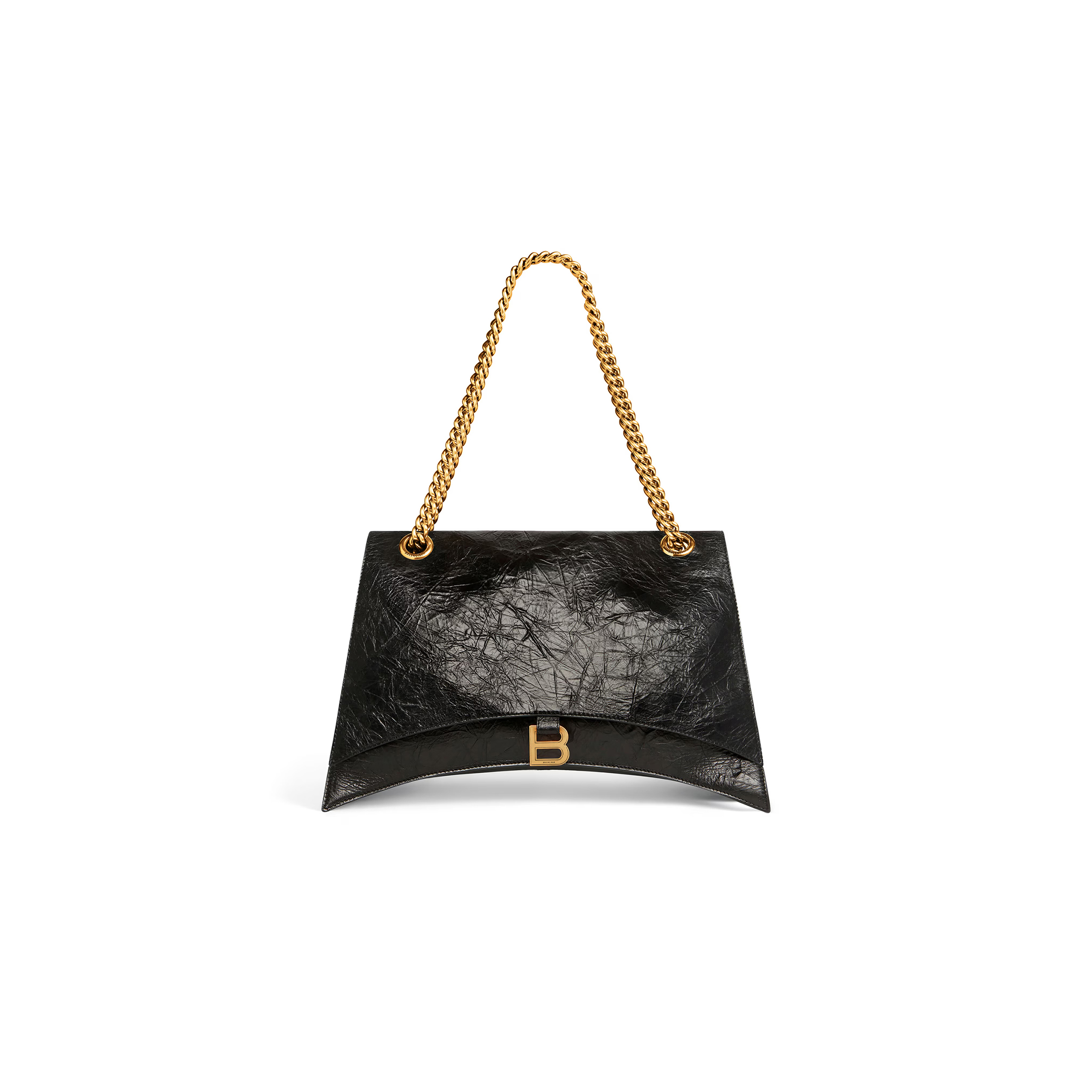 Ba*len*cia*ga women''s crush chain bag in large black 716332210it1000 (39.9*24.9*13cm)