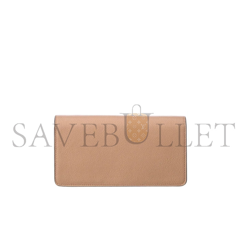 Va1e*ntin0 vsling grainy leather wallet on chain women